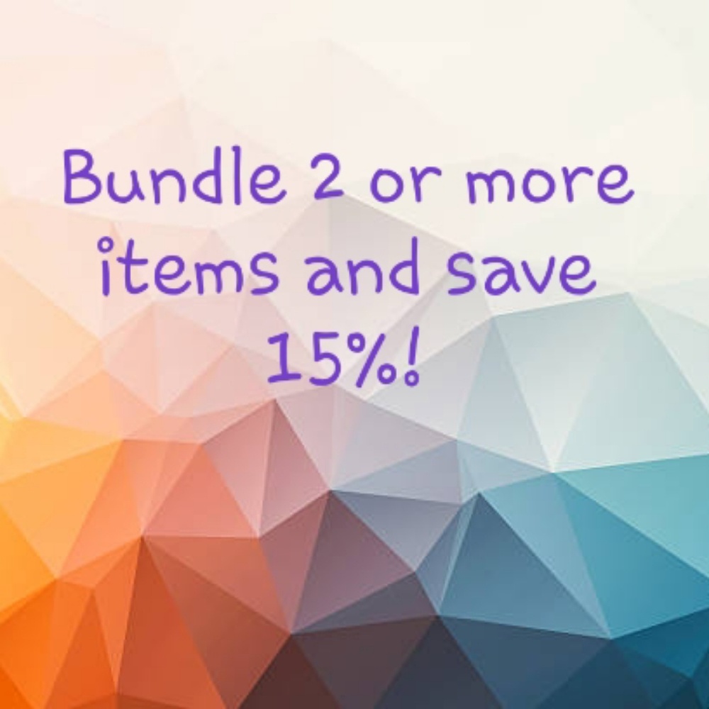 BUNDLE AND SAVE!!!